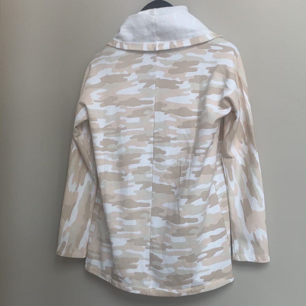 Lucky Brand Camo Open-Front Cardigan NWT - Picture 7 of 12
